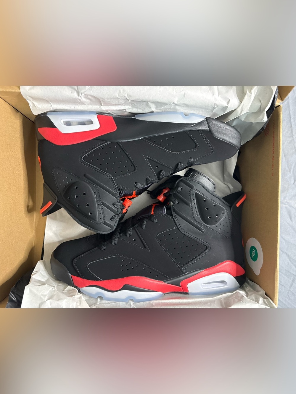 Jordan 6 Retro Infrared Sneakers Mens 11
